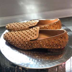 Men’s Christian Louboutin spike loafers size 44